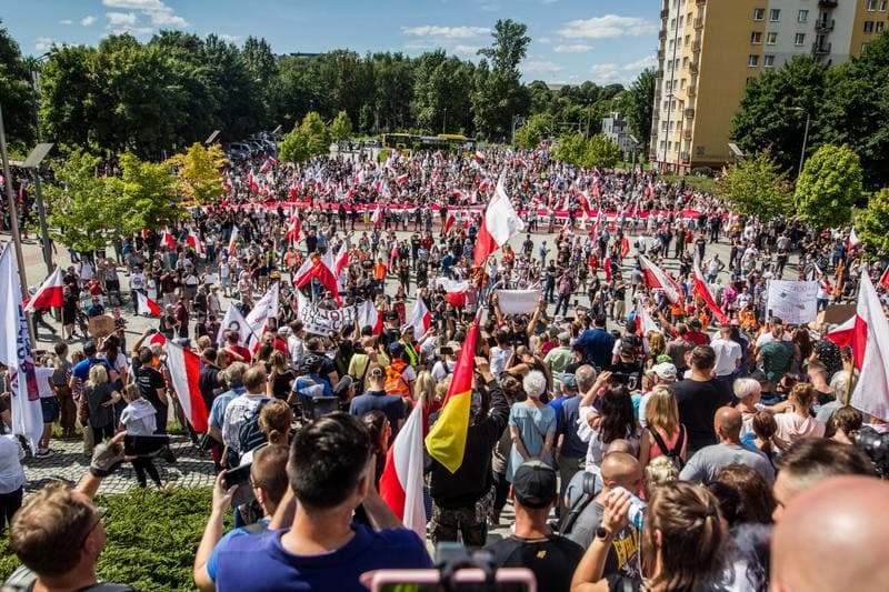 Slaski Marsz Wolnosci. Katowice. 07.08.2021