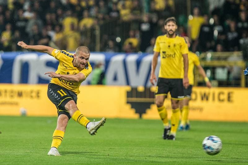 Football. Fortuna I Liga. GKS Katowice - Sandecja Nowy Sacz. 19.08.2021