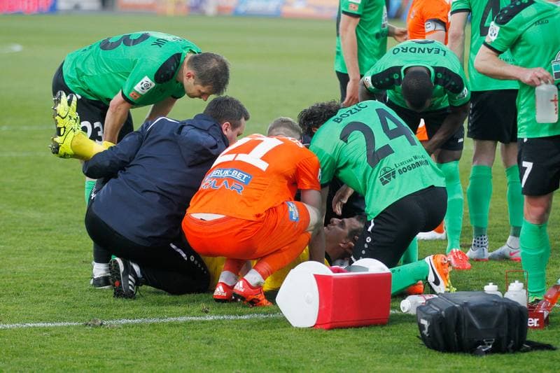 Football. Ekstraklasa. Termalica Bruk-Bet Nieciecza - Gornik Leczna. 30.04.2016