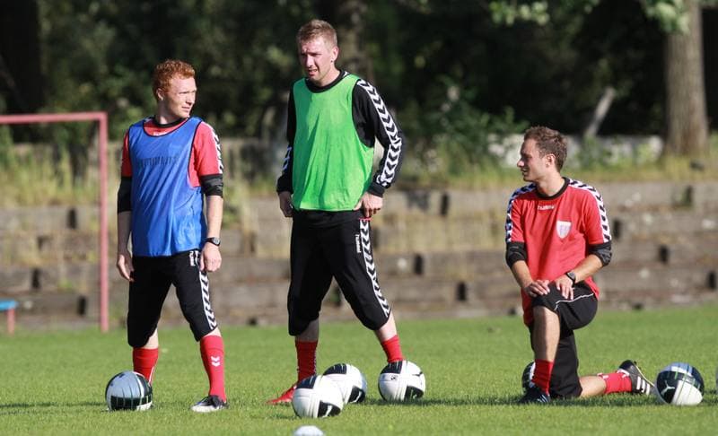 Football. Polonia Bytom. Training. 07.07.2010