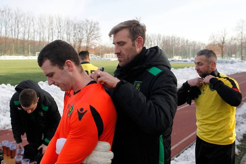 Football. Sparing. GKS Katowice - Sandecja Nowy Sacz. 19.01.2019