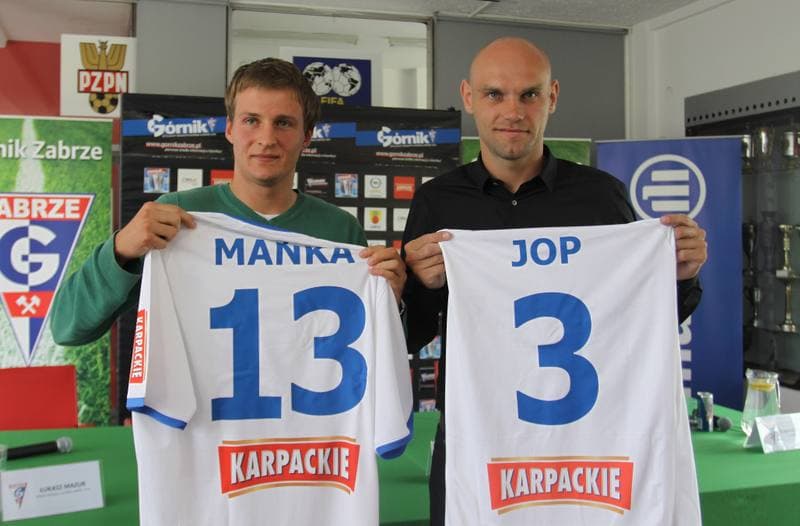 Football. Gornik Zabrze. Press Conference. 24.06.2010