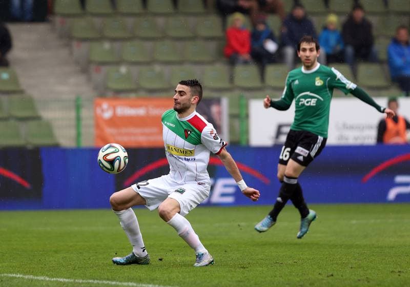 Football. I Liga. GKS Belchatow - Zaglebie Sosnowiec. 10.04.2016