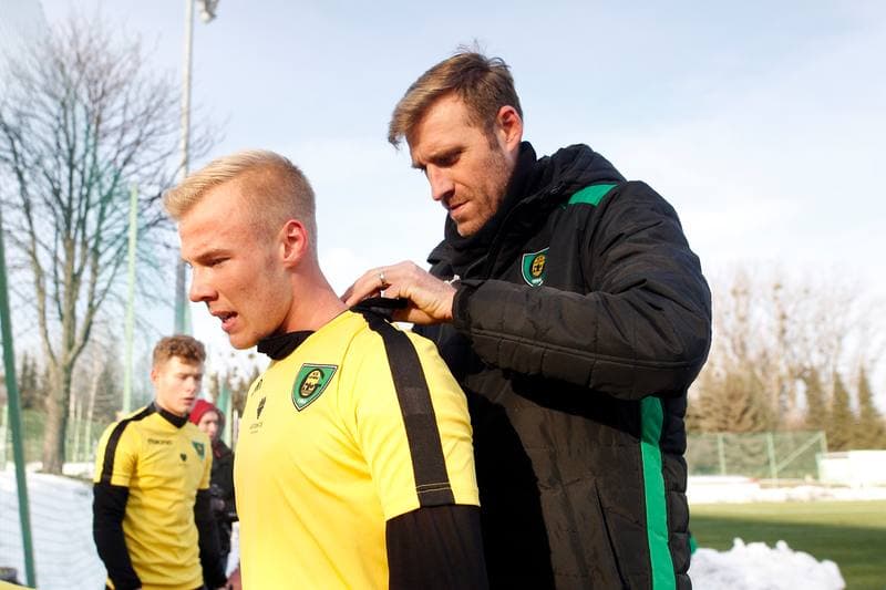 Football. Sparing. GKS Katowice - Sandecja Nowy Sacz. 19.01.2019