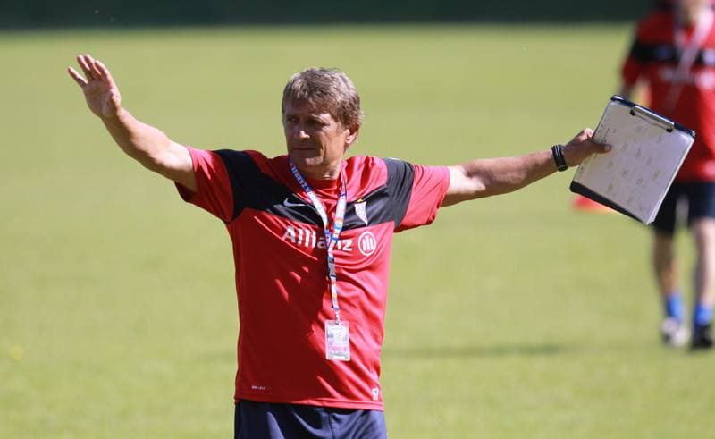 Football. Gornik Zabrze. Training. 07.01.2010