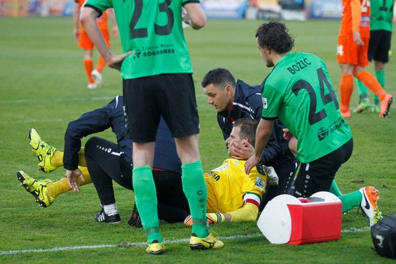 Football. Ekstraklasa. Termalica Bruk-Bet Nieciecza - Gornik Leczna. 30.04.2016