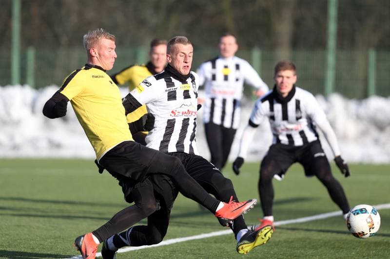 Football. Sparing. GKS Katowice - Sandecja Nowy Sacz. 19.01.2019