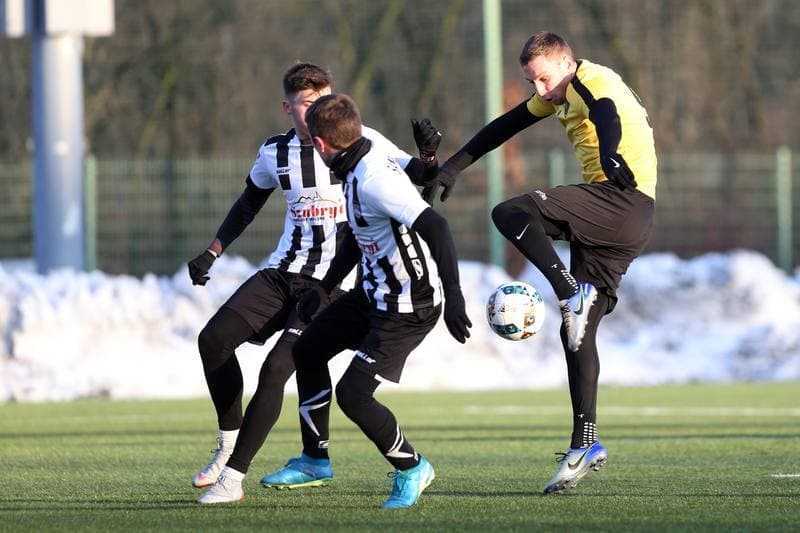 Football. Sparing. GKS Katowice - Sandecja Nowy Sacz. 19.01.2019