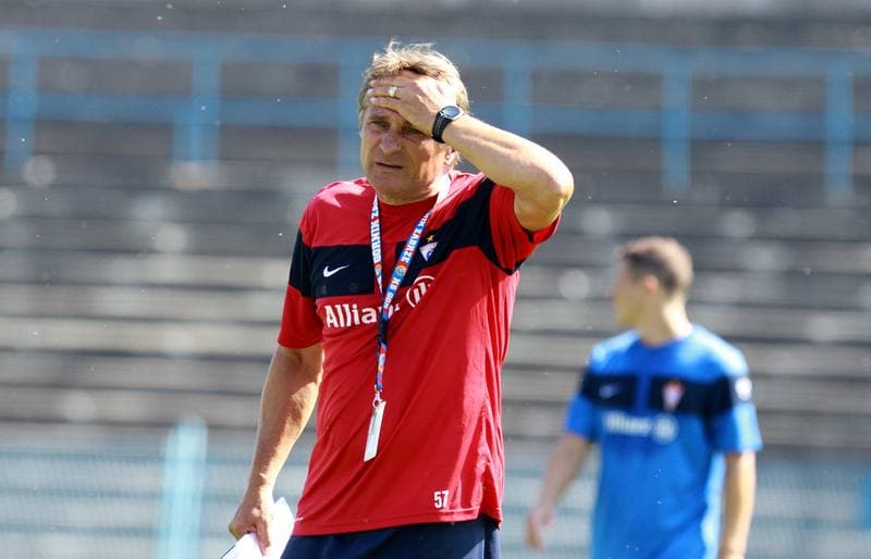 Football. Gornik Zabrze. Training. 07.01.2010