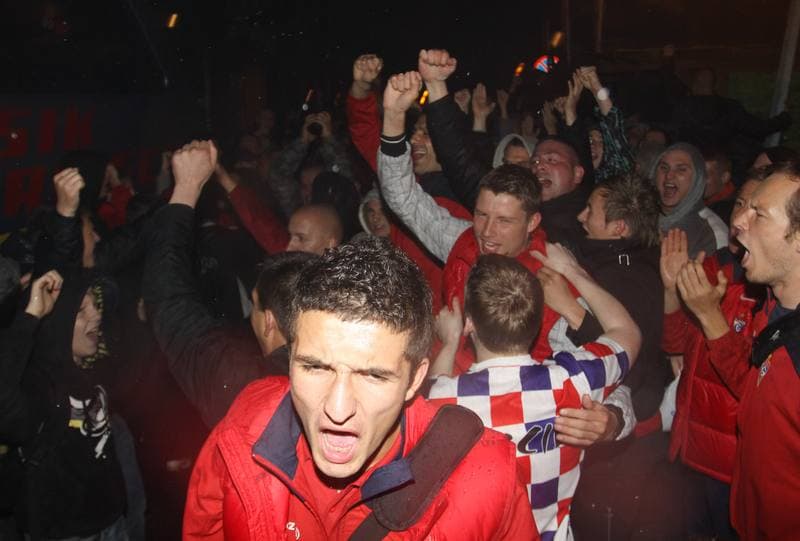 Football. Gornik Zabrze. Press Conference. 02.06.2010
