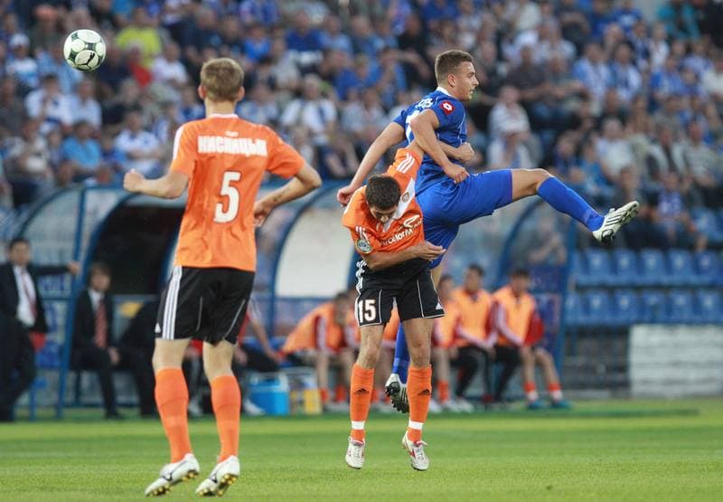 Football. European League. Ruch Chorzow - Szachtior Karaganda. 08.07.2010