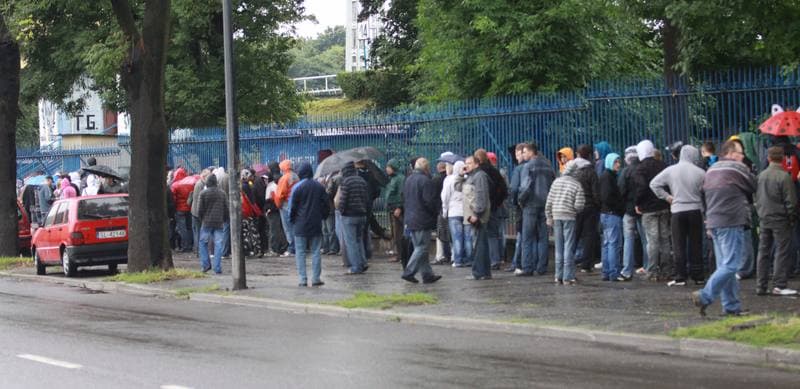 Football. Gornik Zabrze. Press Conference. 28.07.2010