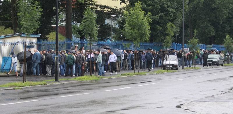 Football. Gornik Zabrze. Press Conference. 28.07.2010