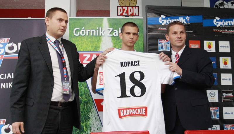 Football. Gornik Zabrze. Press Conference. 24.06.2010