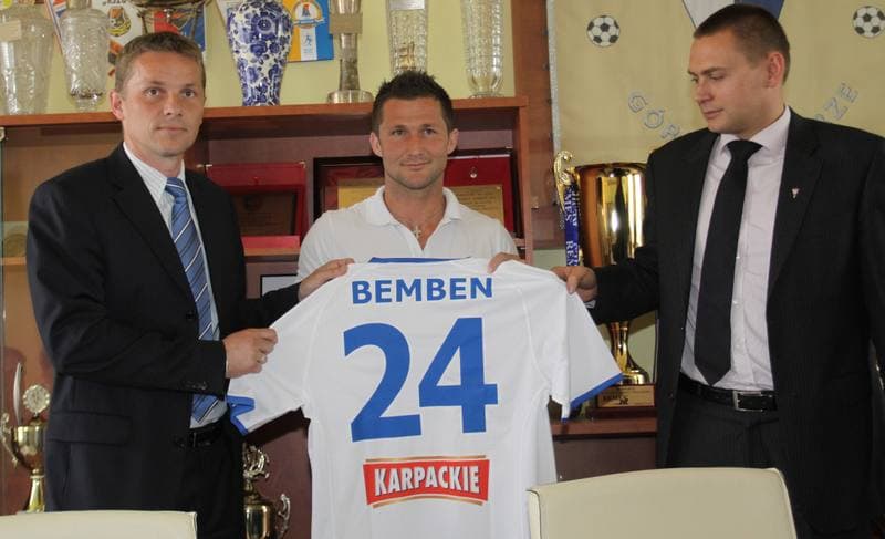 Football. Gornik Zabrze. Press Conference. 24.06.2010