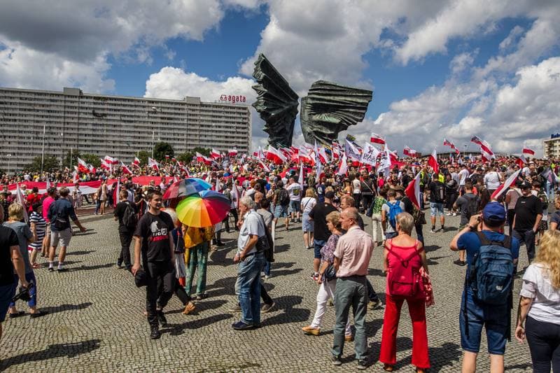 Slaski Marsz Wolnosci. Katowice. 07.08.2021