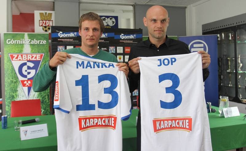 Football. Gornik Zabrze. Press Conference. 24.06.2010