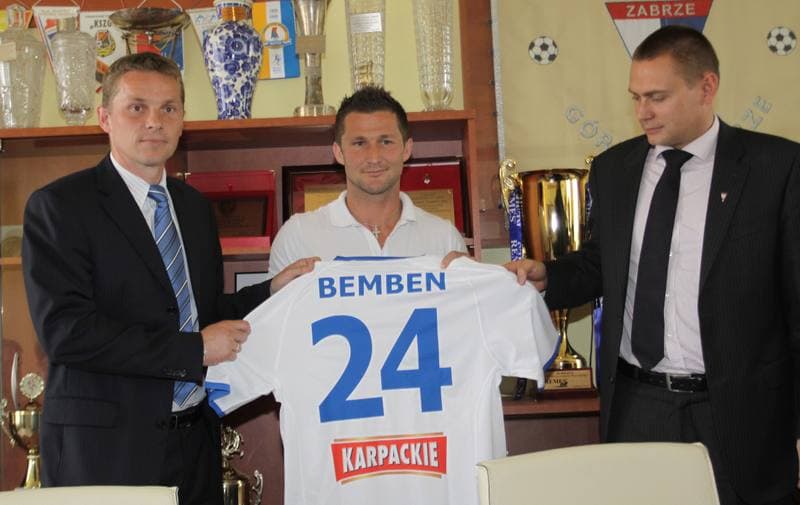 Football. Gornik Zabrze. Press Conference. 24.06.2010