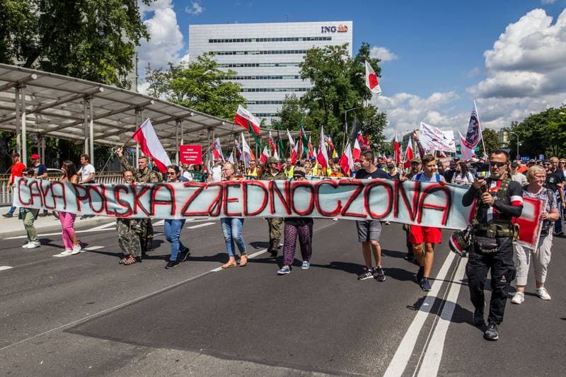 Slaski Marsz Wolnosci. Katowice. 07.08.2021