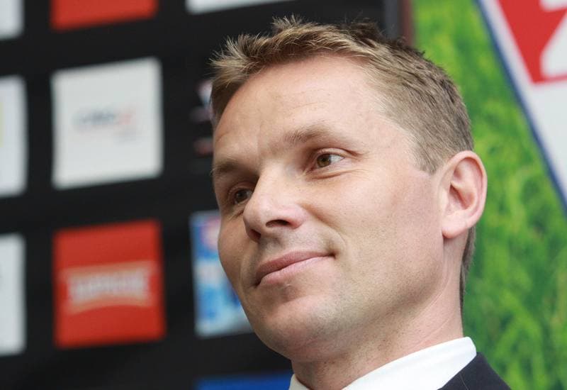 Football. Gornik Zabrze. Press Conference. 24.06.2010