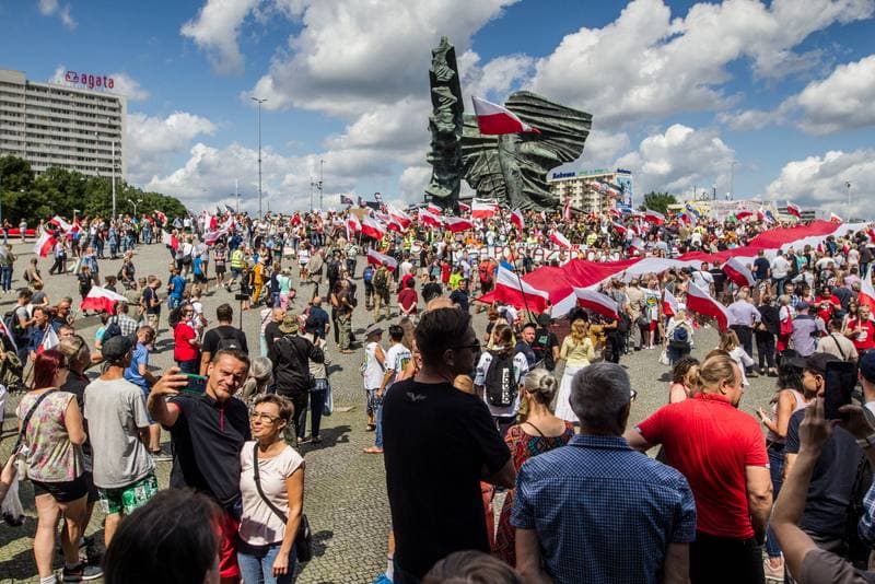 Slaski Marsz Wolnosci. Katowice. 07.08.2021