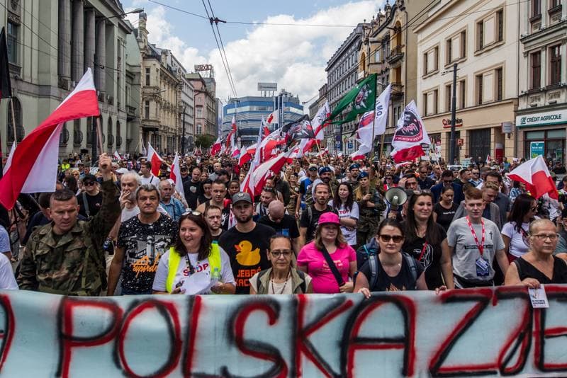 Slaski Marsz Wolnosci. Katowice. 07.08.2021