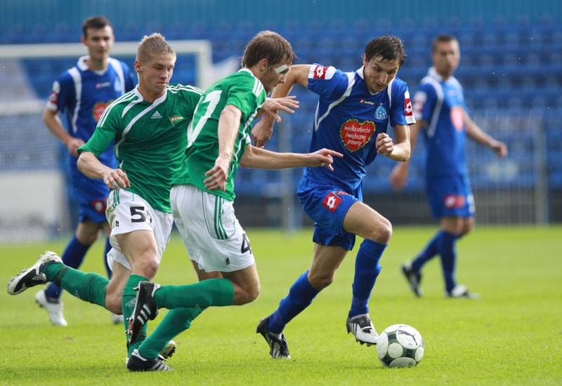 Football. Mloda Ekstraklasa. Ruch Chorzow - Lechia Gdansk. 09.08.2010