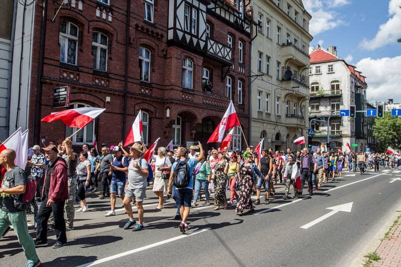 Slaski Marsz Wolnosci. Katowice. 07.08.2021