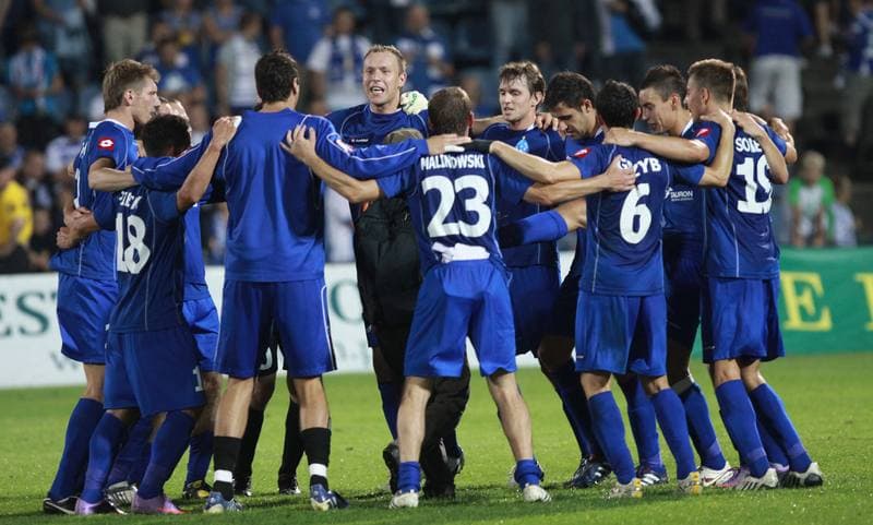 Football. European League. Ruch Chorzow - Szachtior Karaganda. 08.07.2010