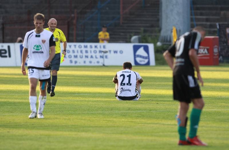 Football. Ekstraklasa. Polonia Bytom - Lechia Gdansk. 14.08.2010