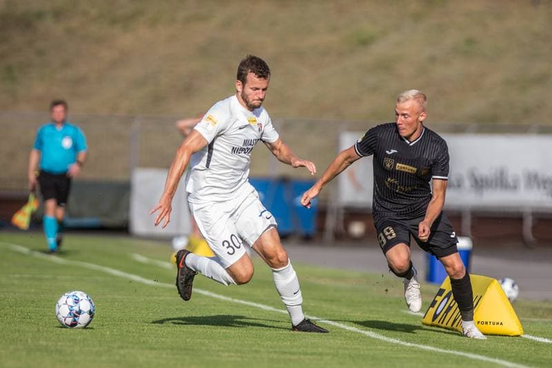 Football. Fortuna I Liga. GKS 1962 Jastrzebie - Puszcza Niepolomice. 31.07.2021