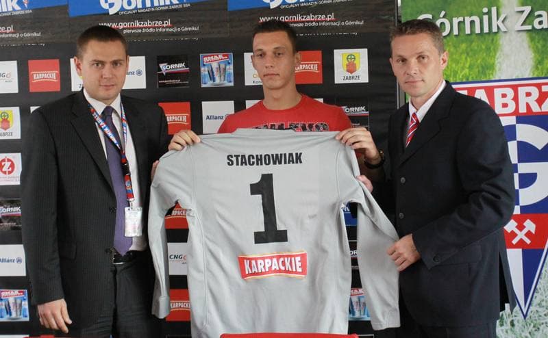 Football. Gornik Zabrze. Press Conference. 24.06.2010
