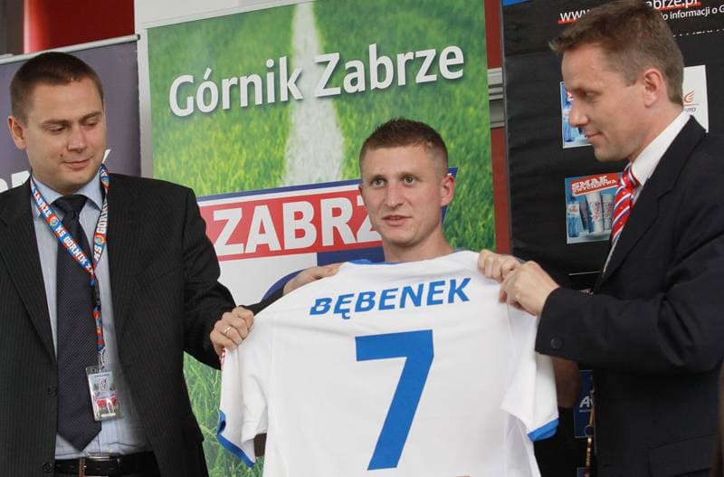 Football. Gornik Zabrze. Press Conference. 24.06.2010