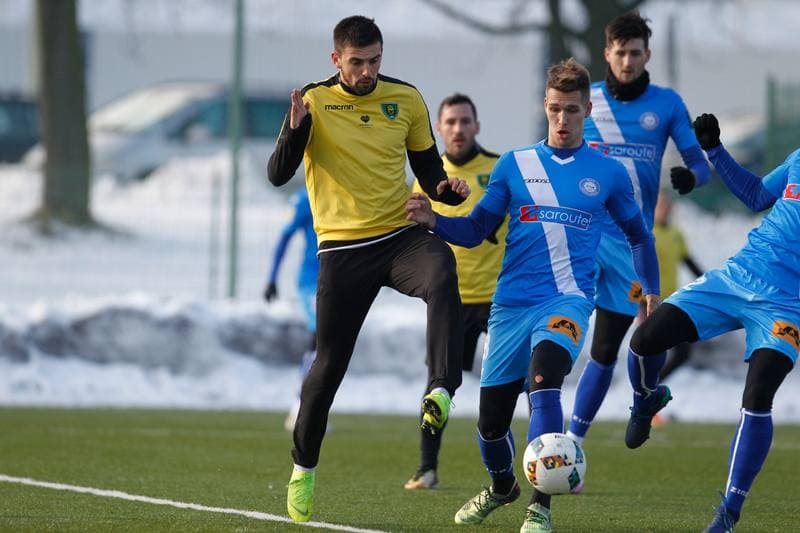 Football. Sparing. GKS Katowice - MFK Frydek-Mistek. 30.01.2019