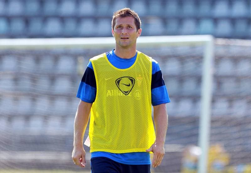Football. Gornik Zabrze. Training. 07.01.2010