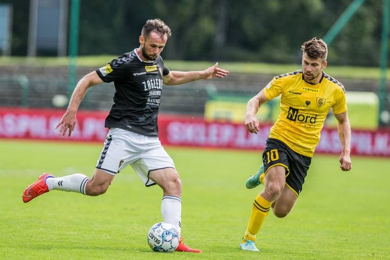 Football. Fortuna I Liga. GKS Katowice - Zaglebie Sosnowiec. 22.08.2021