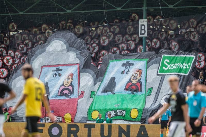 Football. Fortuna I Liga. GKS Katowice - Zaglebie Sosnowiec. 22.08.2021