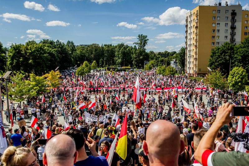 Slaski Marsz Wolnosci. Katowice. 07.08.2021