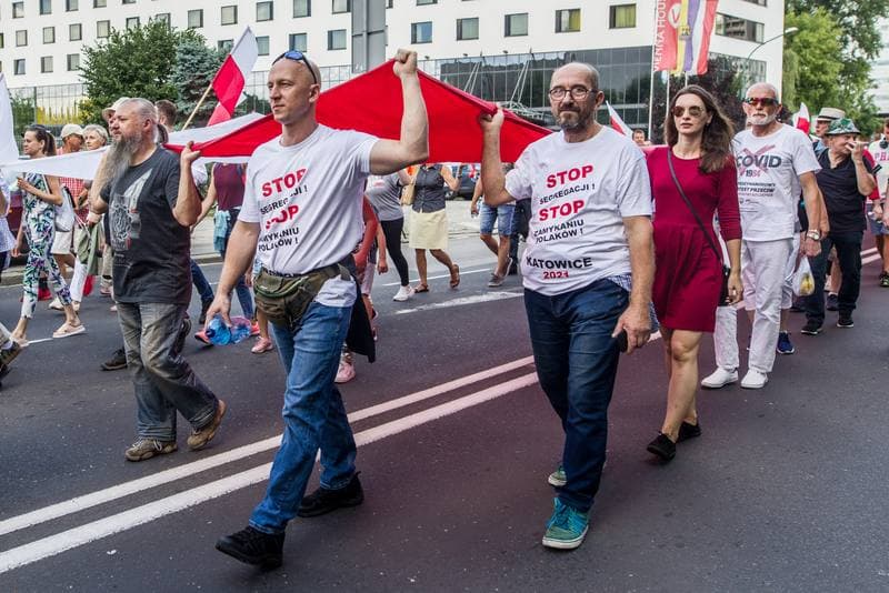 Slaski Marsz Wolnosci. Katowice. 07.08.2021