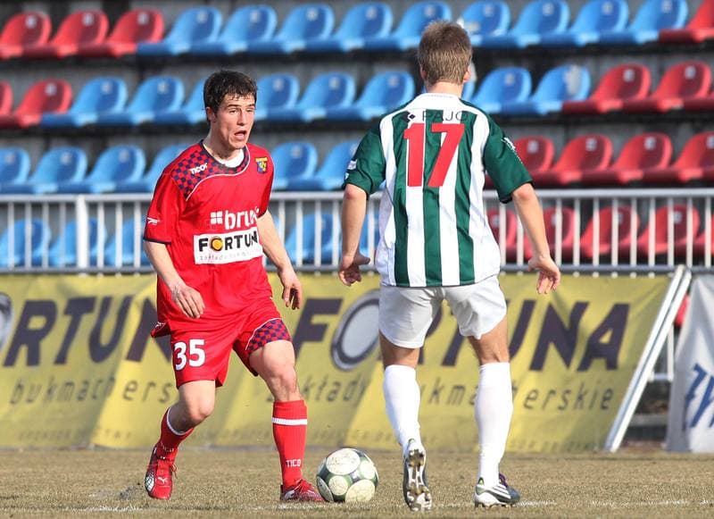 Football. I liga. Odra Wodzislaw Slaski - Warta Poznan. 12.03.2011
