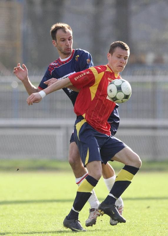 Football. I liga. Odra Wodzislaw Slaski - GKP Gorzow Wielkopolski. 09.04.2011