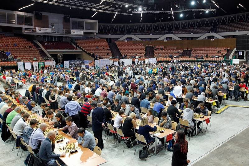 Chess. European Blitz Championship. 15.12.2017