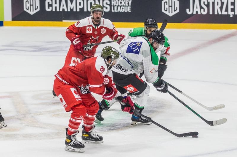 Ice Hockey. Champions Hockey League. JKH GKS Jastrzebie - HC Bolzano. 03.09.2021