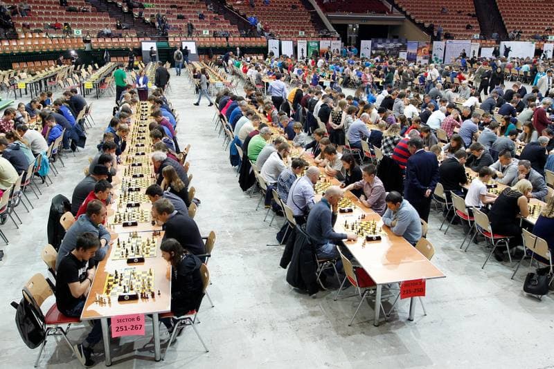 Chess. European Blitz Championship. 15.12.2017