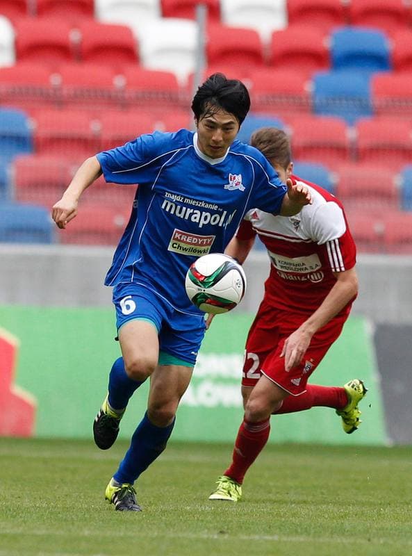 Football. T-Mobile Ekstraklasa. Gornik Zabrze - Podbeskidzie Bielsko Biala. 24.11.2013