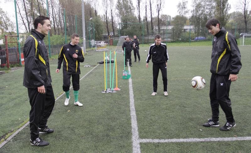 Football. Ruch Radzionkow. Training. 30.09.2010