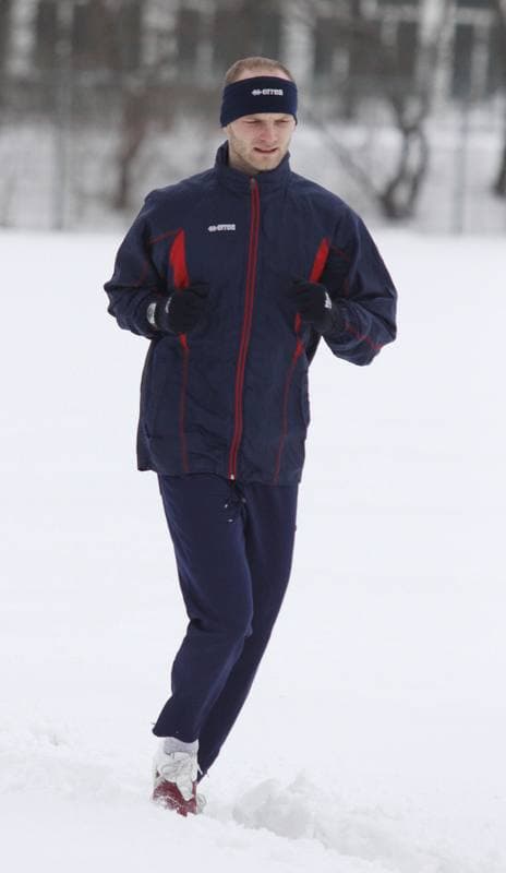 Football. Piast Gliwice. Training. 20.12.2010