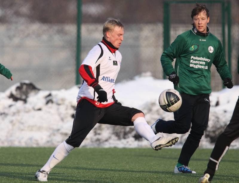 Football. Sparing. Gornik Zabrze - Janina Libiaz. 28.01.2011