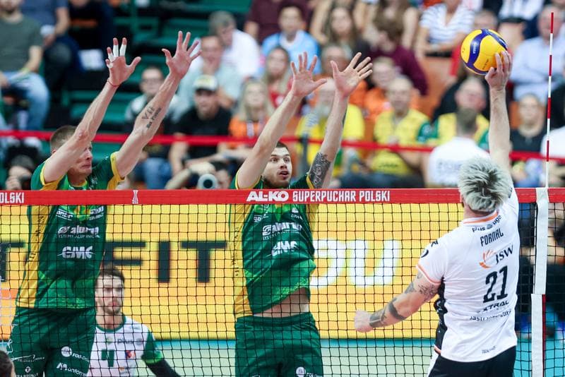 Volleyball. AL-KO Superpuchar Polski. Jastrzebski Wegiel - Aluron CMC Warta Zawiercie. 25.09.2024