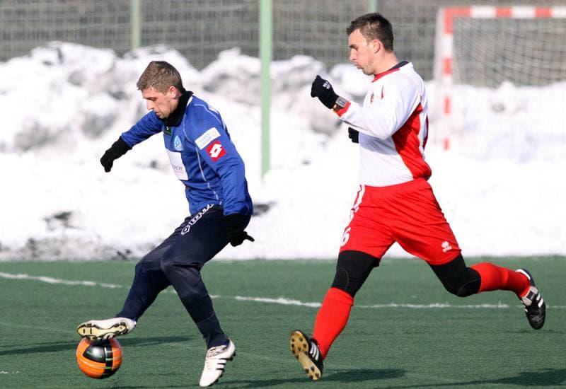 Football. Sparing. Ruch Chorzow - Piast Gliwice. 29.01.2011